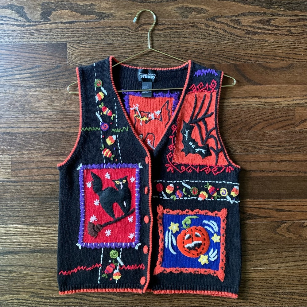 🎃 Vintage 90s Halloween Vest